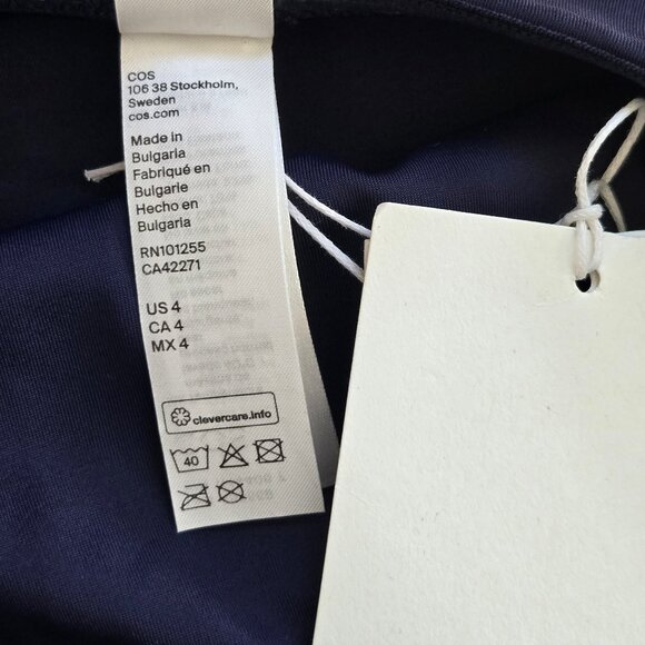 COS Halterneck Bandeau Swimsuit Size 4 + Removable Straps MSRP $79 New With Tags - Picture 15 of 15